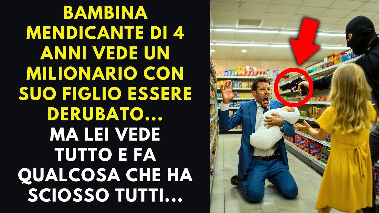 BAMBINA MENDICANTE DI 4 ANNI VEDE UN MILIONARIO CON SUO FIGLIO ESSERE ...