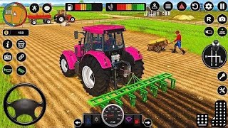 Real Tractor Farming Driving Simulator 3D - Modern Tractor Games - Android Gameplay