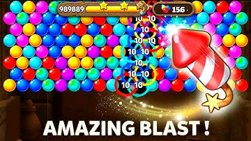 BUBBLE SHOOTER NEW GAMEPLAY LEVEL 77 TO 84 😳 / BUBBLE SHOOTER ANDROID GAMEPLAY #346