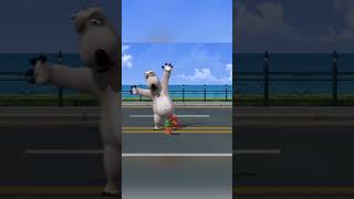 Road Crossing Troubles! 🚷 #shorts #bernardbear #funnycartoon