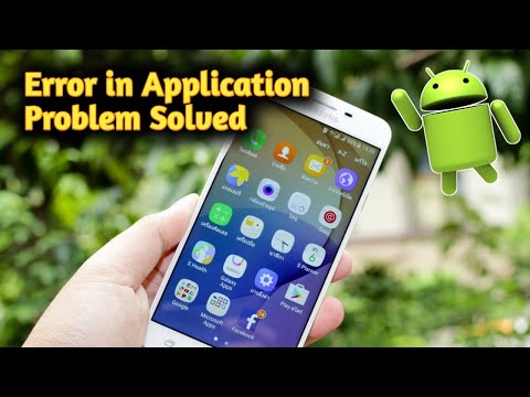 Android error in