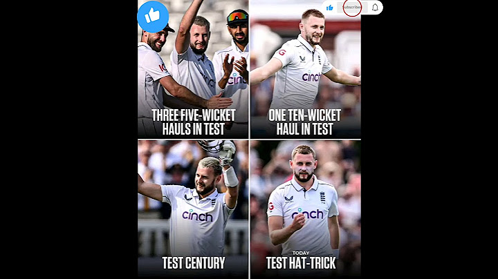 Gus Atkinson's dream start to Test cricket 🔥Hat-trick ✅ 5-fors ✅ 10-for ✅ Century ✅All in six months