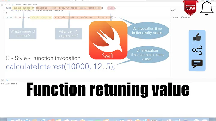 Swift - Part 14, Function returning value