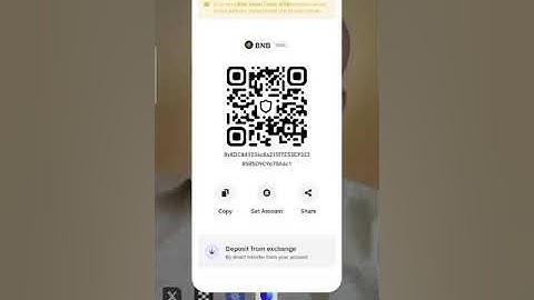 BNB smart chain WALLET address on ICE NETWORK APP