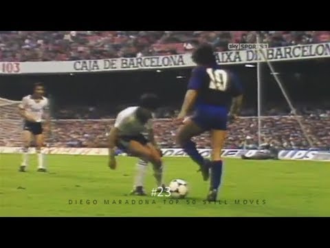 Diego Maradona Top 50 Amazing Skill Moves Ever | Is this guy the best in history? D10S