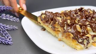 Snickers dessert without flour and sugar! With homemade condensed milk from cottage cheese