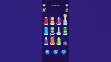 Nut Sort Level #183 #nutsort #gameplay #gameplaynutsort