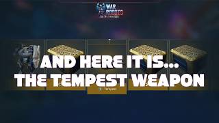 WAR ROBOTS EVENT - TEMPEST WEAPON ( HARD TO WIN ) | 9k TOKENS SPENT | 5k GOLD | NOT WORTH