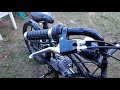 Installing a dual pull brake lever on the 2 cycle motorized bike