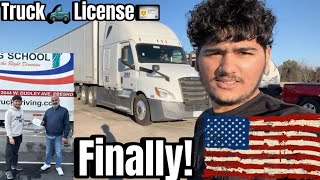 Finally USA  Truck  License  Mil Gaya | Commercial Driving License  In America  |