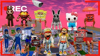 Yuta Mio Panik 😱😱 CCTV Merekam Pasukan Monster Menyerang Kota Sakura | Sakura School Simulator