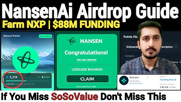 Nansen Airdrop NXP Point Farming Like SoSoValue - $88M Funding | Nansen Airdrop AtoZ Tutorial