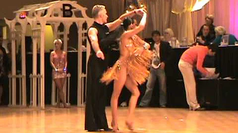 Chris Johnston with Joan Goddard