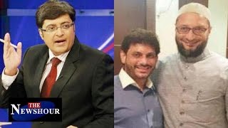 Asaduddin Owaisi Refuses To Say  Bharat Mata Ki Jai : The Newshour Debate (16th March 2016)