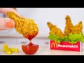 Yummy Miniature Crispy McDonald&#39;s Fried Chicken | Best Miniature Fast Food Recipe By Tiny Cakes