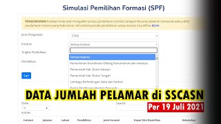 Cara Melihat Jumlah Pelamar Yang Lulus Verifikasi Di Akun Sscn Bkn Simulasi Pemilihan Formasi Spf Youtube<script async src=