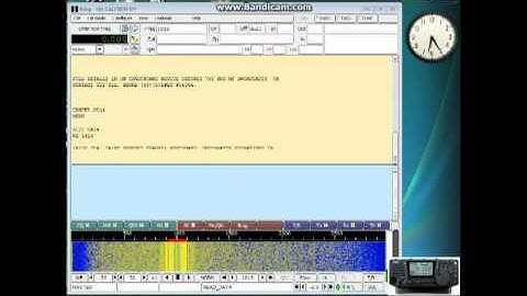 NAVTEX Decode with Fldigi