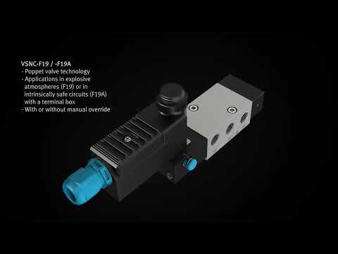 Animation Standard NAMUR valve VSNC with new variants