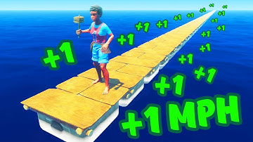 Raft but every base makes the raft faster