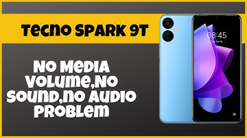 Tecno Spark 9 No Media Volume,No sound,no audio problem || How to solve sound issues