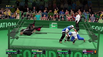 Def Jam 2K17 - Snoop Dogg vs Method Man vs Redman vs D-Mob - Foundation