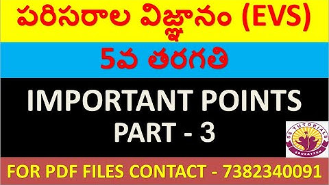 5th EVS CONTENT BITS IN TELUGU MEDIUM