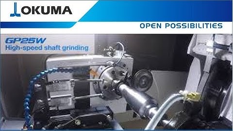 CNC - Grinder GP25W - High-speed shaft grinding