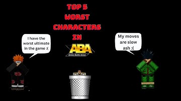 Top 5 Worst Characters In Anime Battle Arena