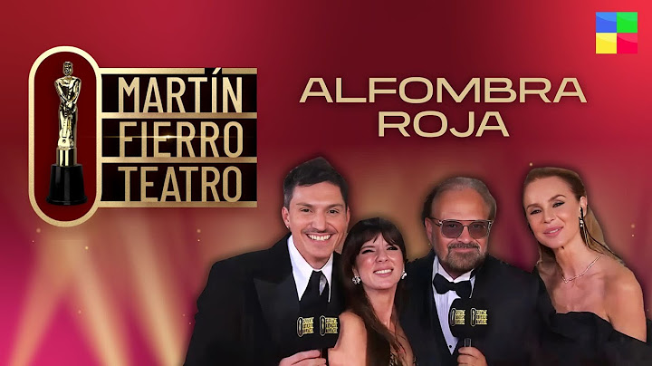 Alfombra Roja de los Martín Fierro de Teatro 2025 | (23/06/2025)