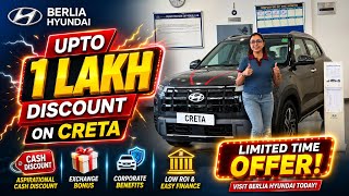 Berlia Hyundai Creta Offer 2026|Upto ₹1 Lakh Discount on Hyundai Creta in Siliguri Limited Time Deal