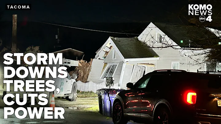 Storm with damaging winds cuts power to thousands, downs trees