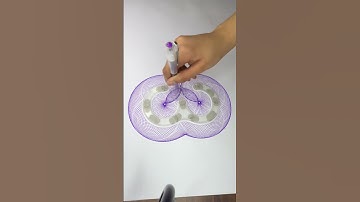 A Never-Ending Dance of Color and Precision #asmr #art #spirograph #shorts #2025 #usa #subscribe