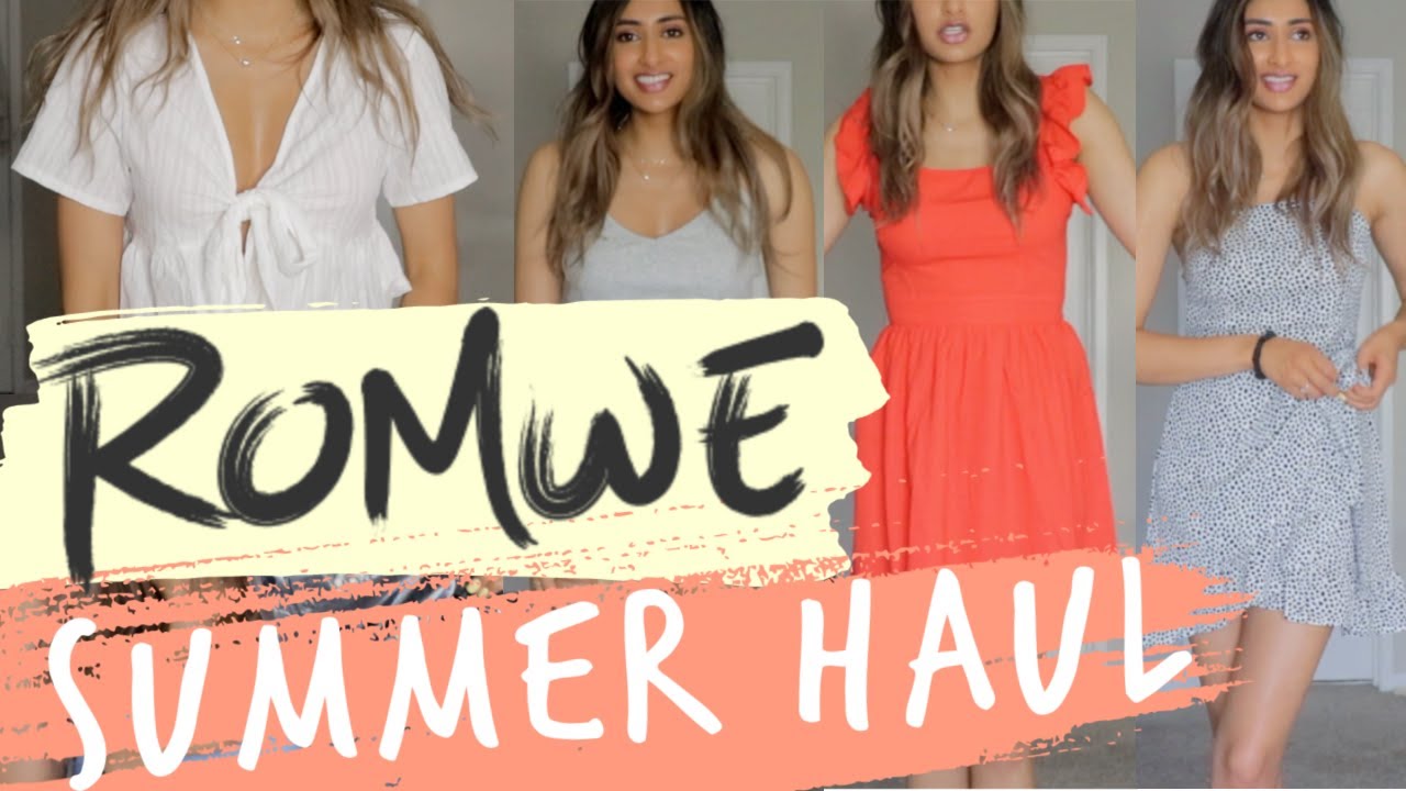 romwe summer dresses
