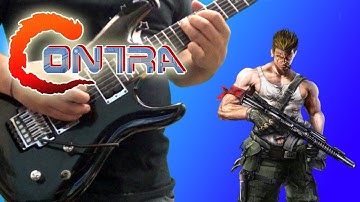 Contra NES - Jungle | Base | Boss | Clear | Waterfall | Game Over (cover)