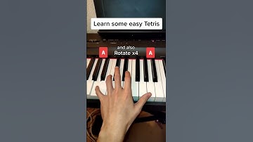 Learn easy TETRIS theme on Piano (Part 1)