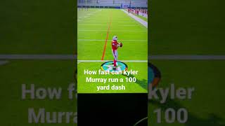 Kyler Murray 100 Yard Dash Time Madden 20 Kyler Murray 100 Yard Dash Time Madden 20