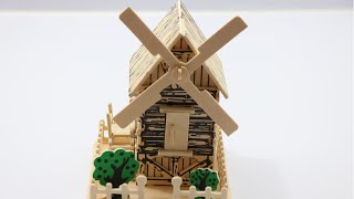 DIY Miniature Country Windmills ~ Woodcraft Construction Kit