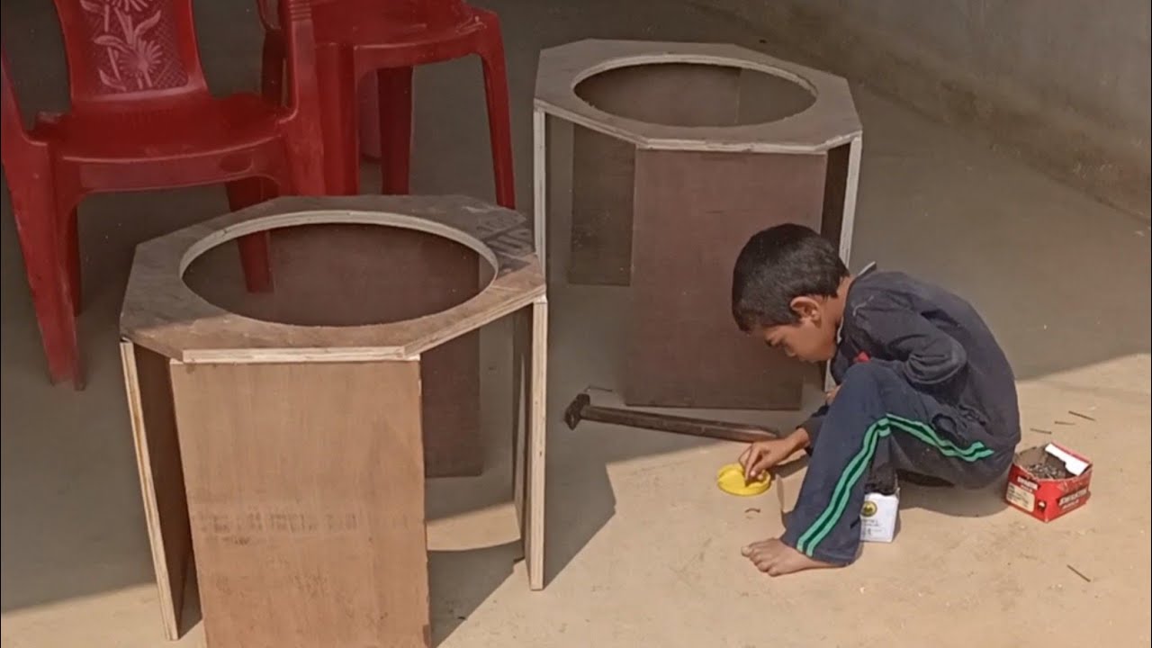 Making Scoop And RCF Bass Cabinet