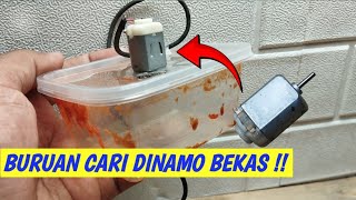 MINI BLENDER DARI DINAMO BEKAS MAINAN