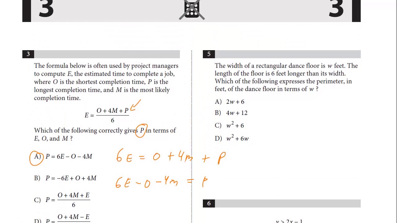 sat sample test 8