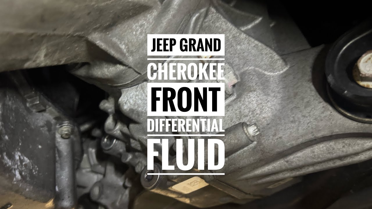How To Change Jeep Grand Cherokee WK2 Front Differential Fluid - YouTube