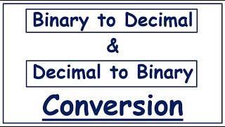 Binary to Decimal & Decimal to Binary Number conversion In Hindi - 2021 - 5