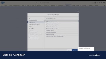 How to create a new report in Salesforce lightning