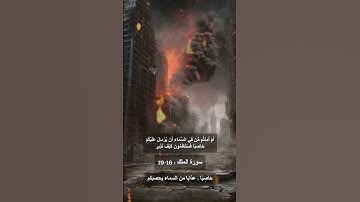 أأمنتم من في السماء | تلاوة مؤثرة من سورة الملك (16-19) للشيخ أحمد العجمي #قرآن #سورة_الملك