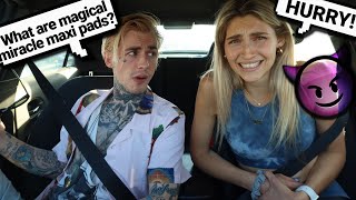 I sent him to get a FEMININE PRODUCT THAT DOESN&#39;T EXIST PRANK!! *Hilarious*
