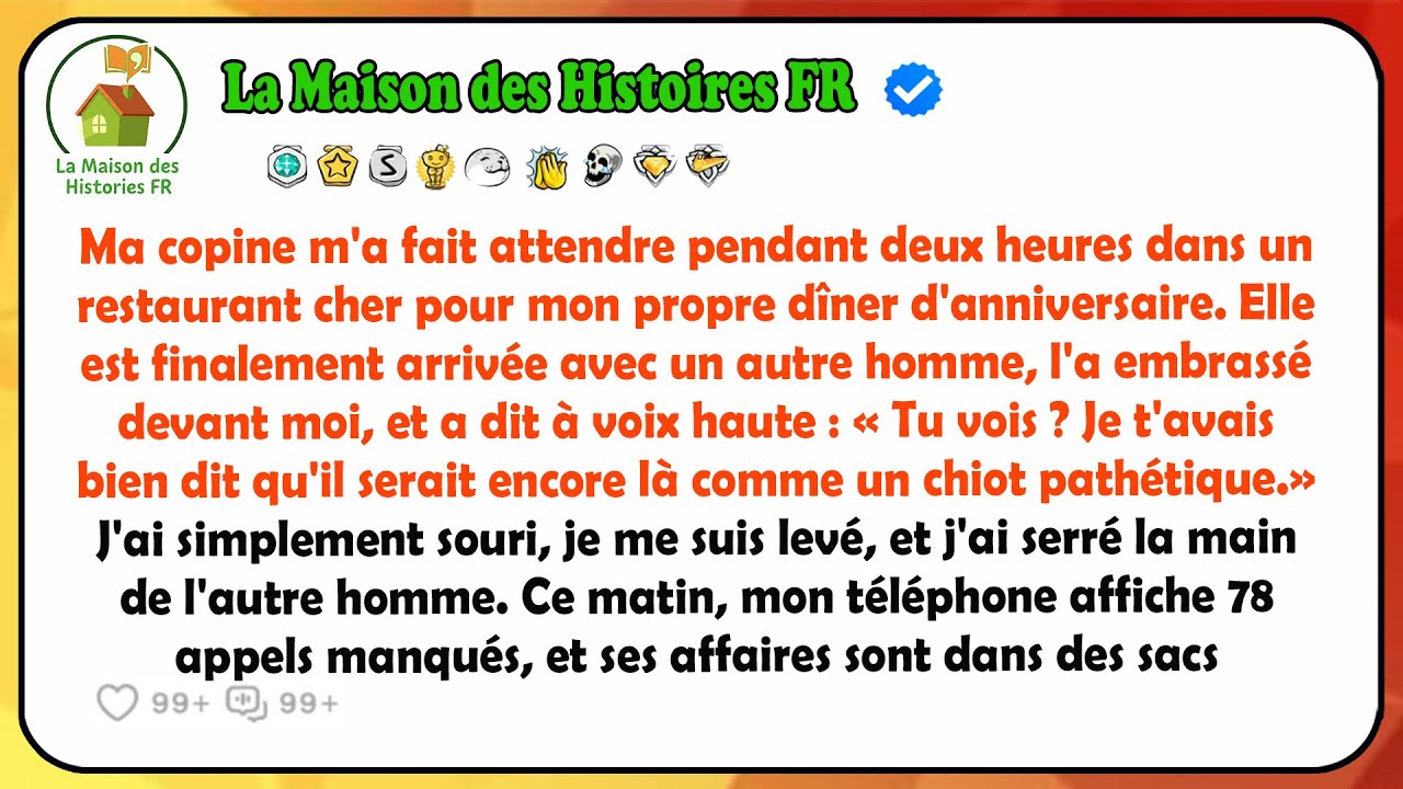 Ma Copine M'a Fait Attendre 2h Dans Un Restaurant De Luxe Pour Mon Propre Anniversaire.