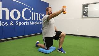 OrthoCincy Arm Care Program - Half Kneeling Shoulder Flexion
