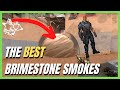 The BEST Brimstone SMOKES for ALL MAPS - Valorant Guide Tips & Tricks