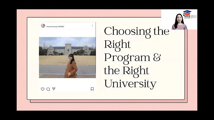 GKS How to Choose University and Program? (Embassy Track in Global Korea Scholarship)