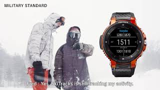 SkiTracks APP movie：CASIO PRO TREK Smart